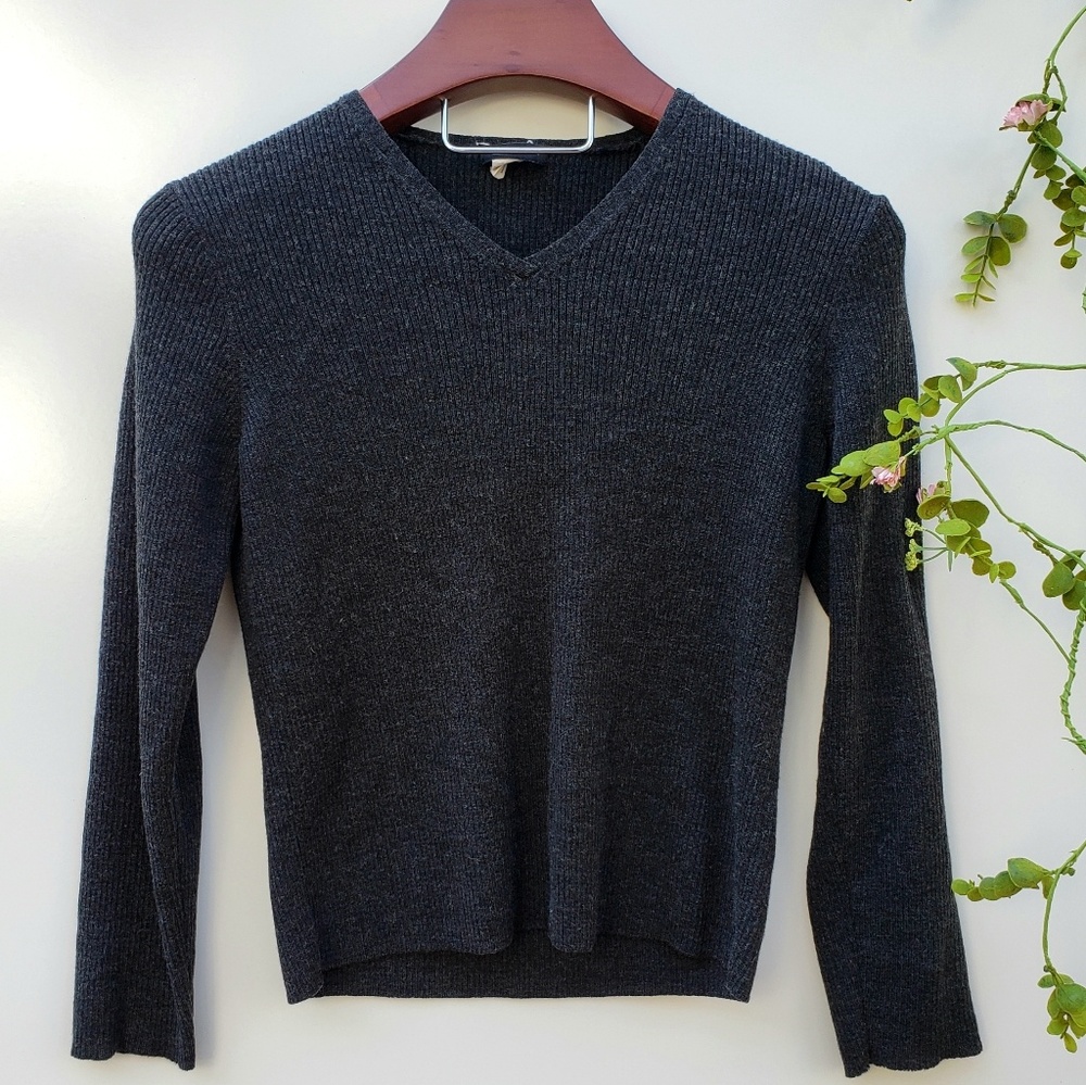 J. CREW 🖤Long Sleeve Sweater Merino Wool - Size M